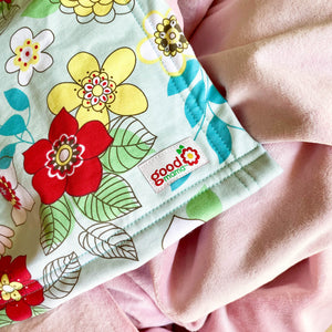 Olivia Luxe with Powder Pink Dyed Bamboo Velour - Finished and Ready to Ship!