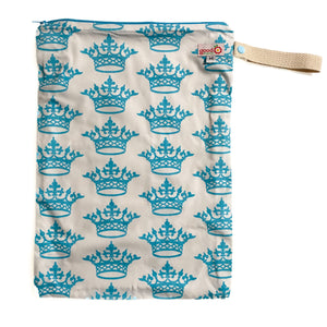 Crown the Blue Medium Wetbag