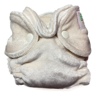 All Pure Thread & Snaps - Organic Bamboo Velour Newborn Diaper