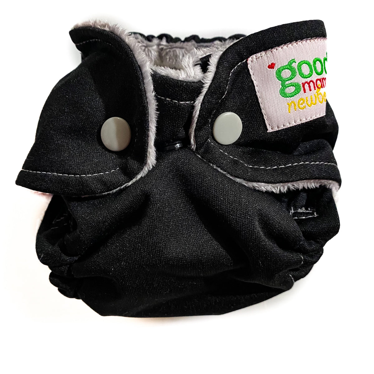 Goodmama Black/Cloud ONE - All In One Newborn Diaper – Fluffgoods